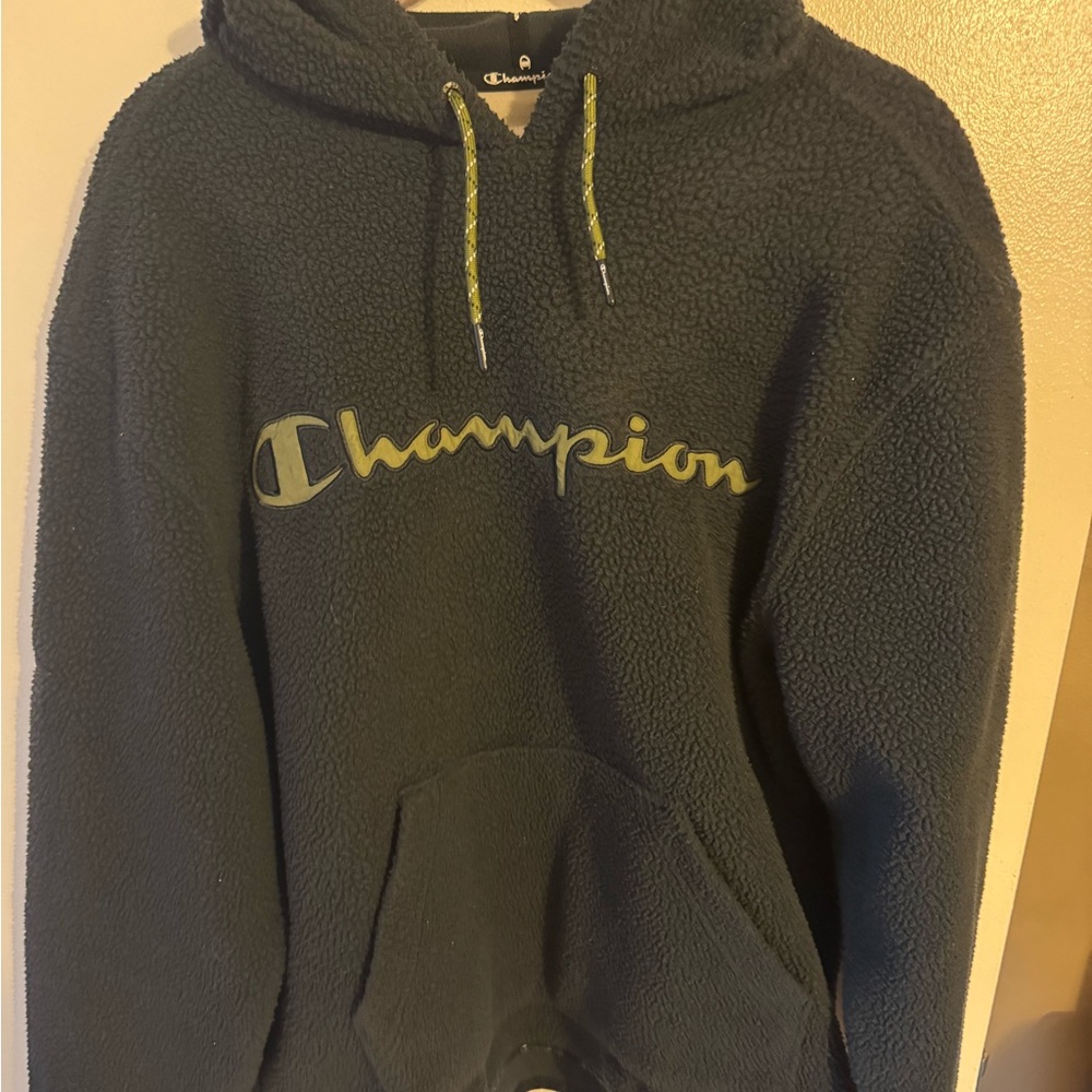Medium champion fleece hoodie